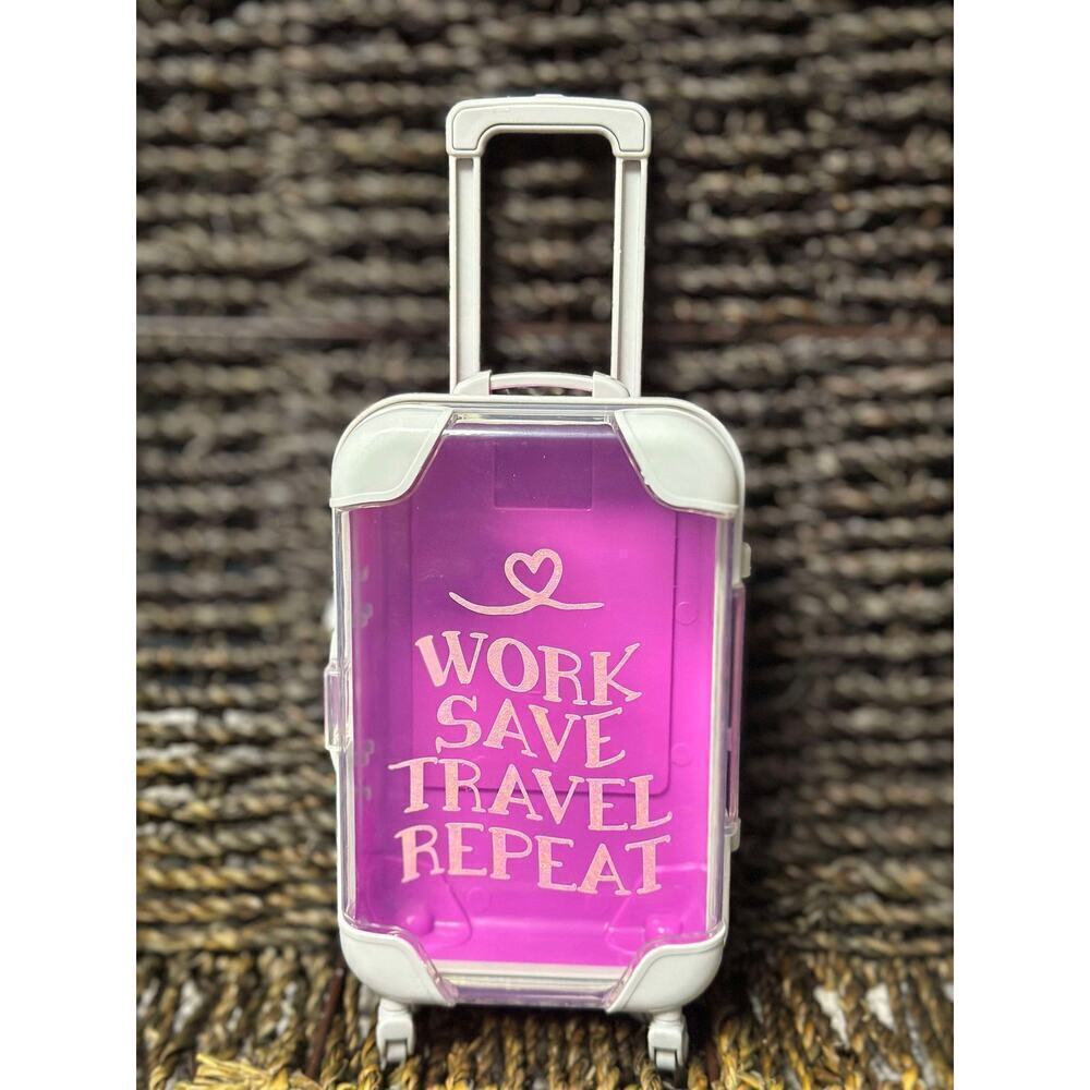 Pink Work Save Travel Repeat Mini Luggage